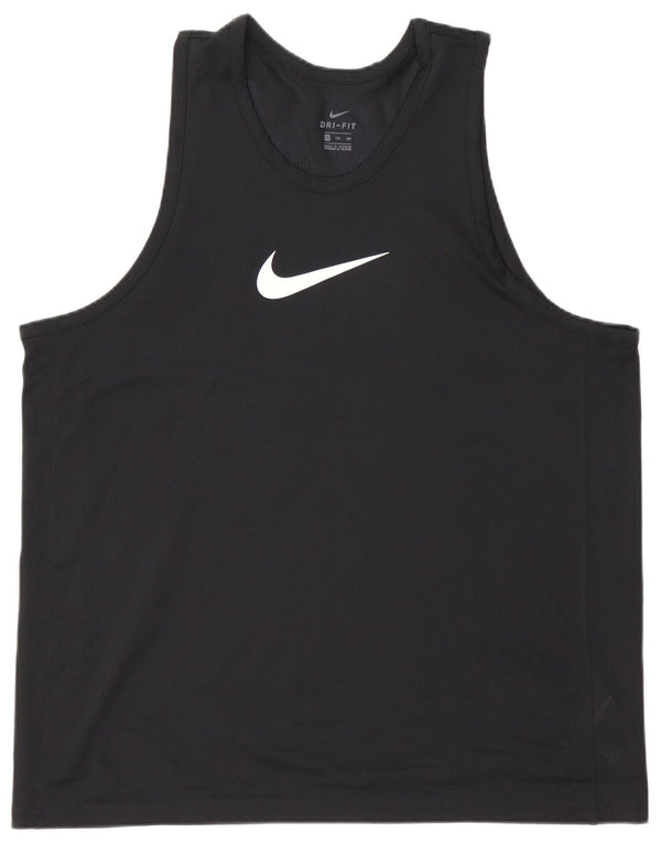 Nike Herre Dri Fit Vest Top 2XL Sort Polyester