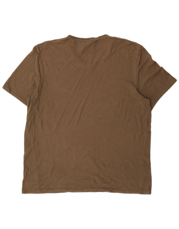 CALVIN KLEIN T-Shirt Homme Top XL Kaki