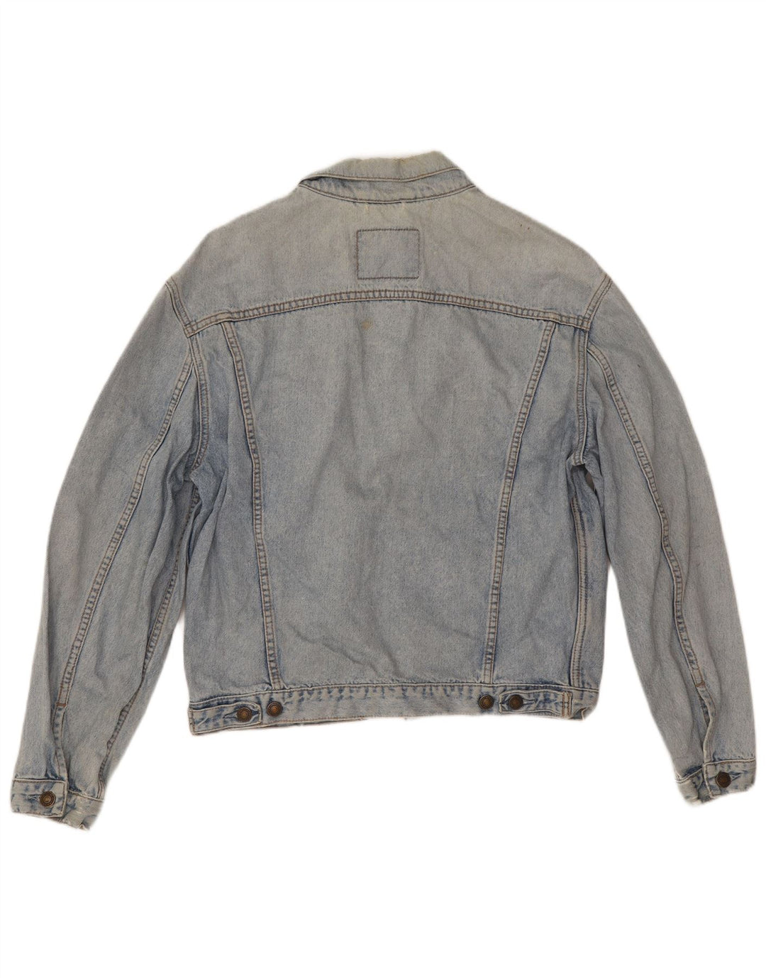Levi's Mens Denim Jacket UK 38 Medium Blue Cotton