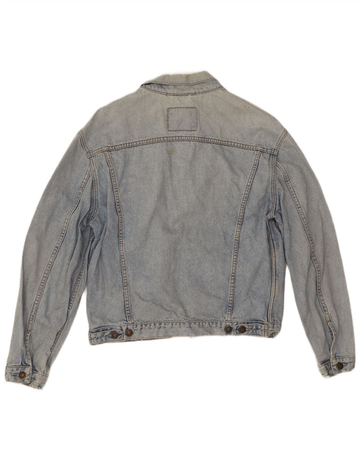 Levi's Mens Denim Jacket UK 38 Medium Blue Cotton