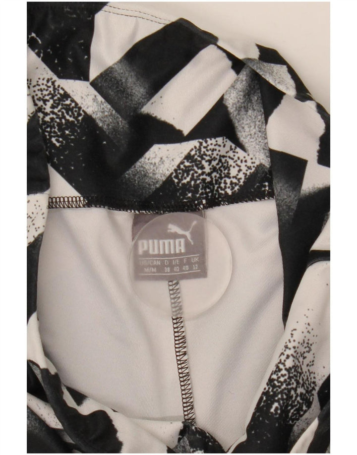Leggings Puma da donna UK 12 medio nero geometrico