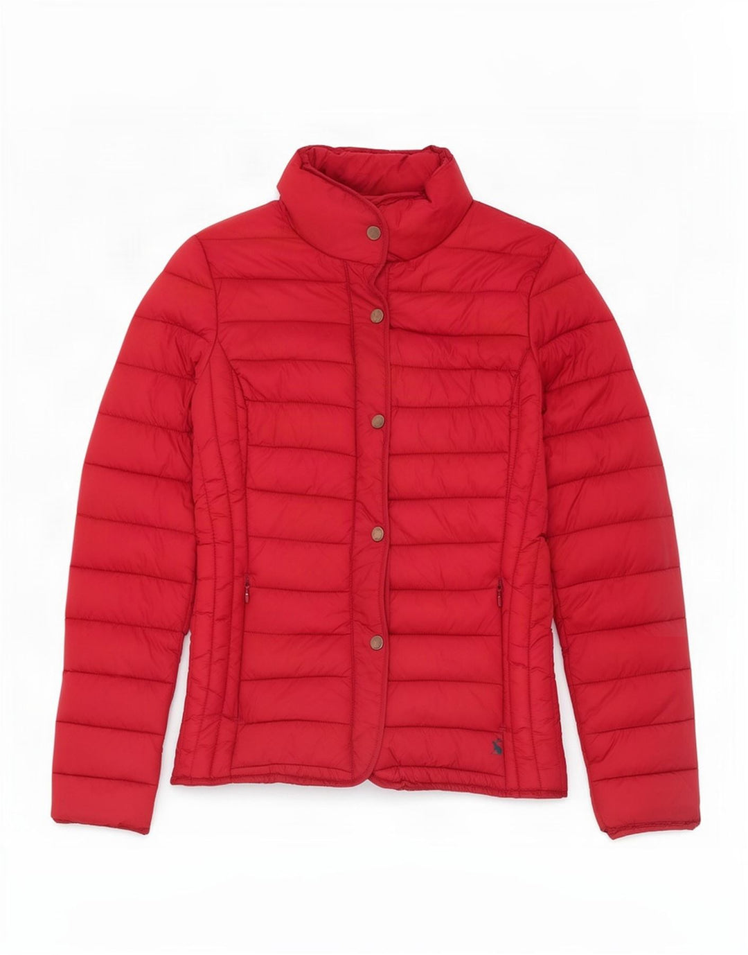 Giacca imbottita da donna Joules UK 8 Small rossa in poliammide