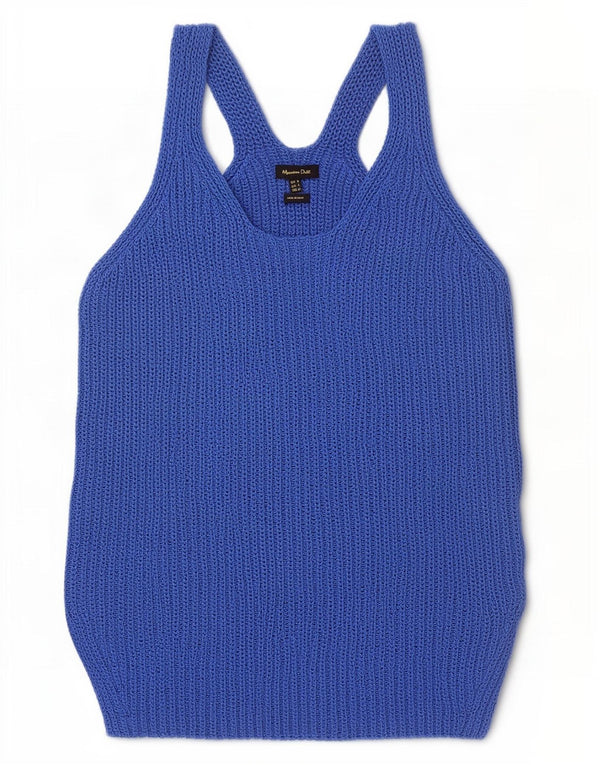 Canottiera da donna Massimo Dutti UK 10 piccola blu