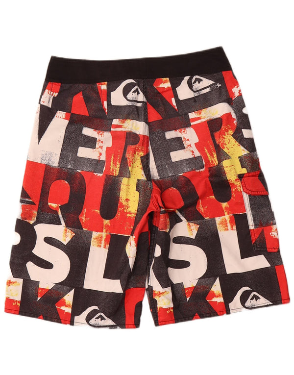 Pantaloncini da bagno Quiksilver con grafica per ragazzi 15-16 anni multicolore