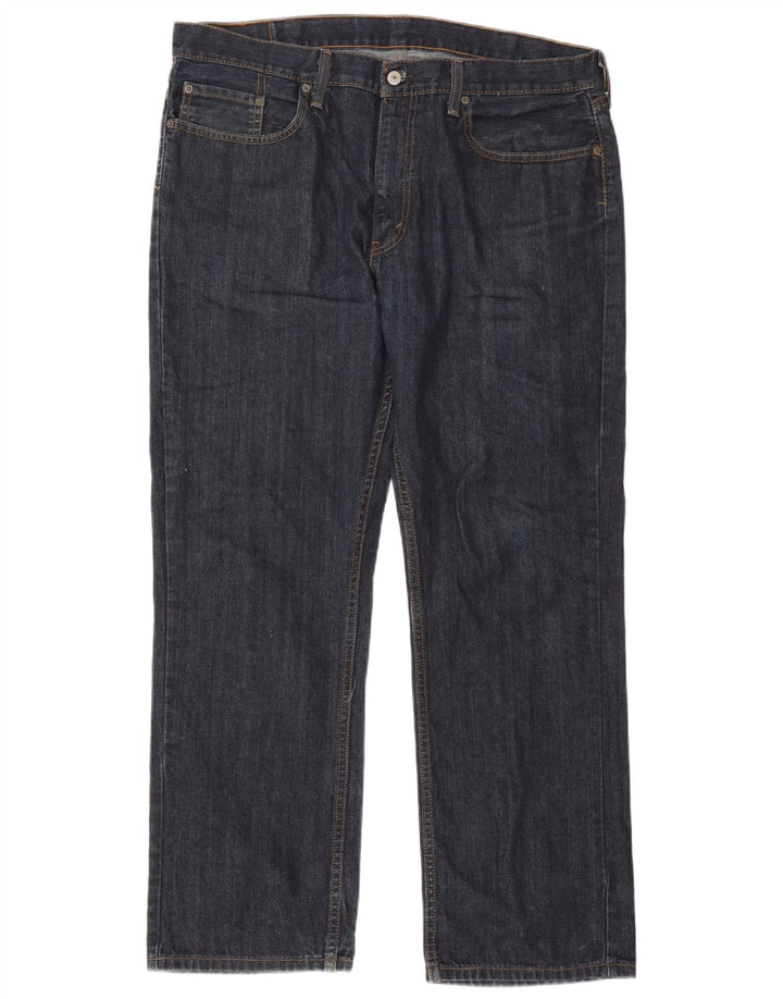 Levi's Mens 559 Straight Jeans W38 L32 Navy Blue Cotton