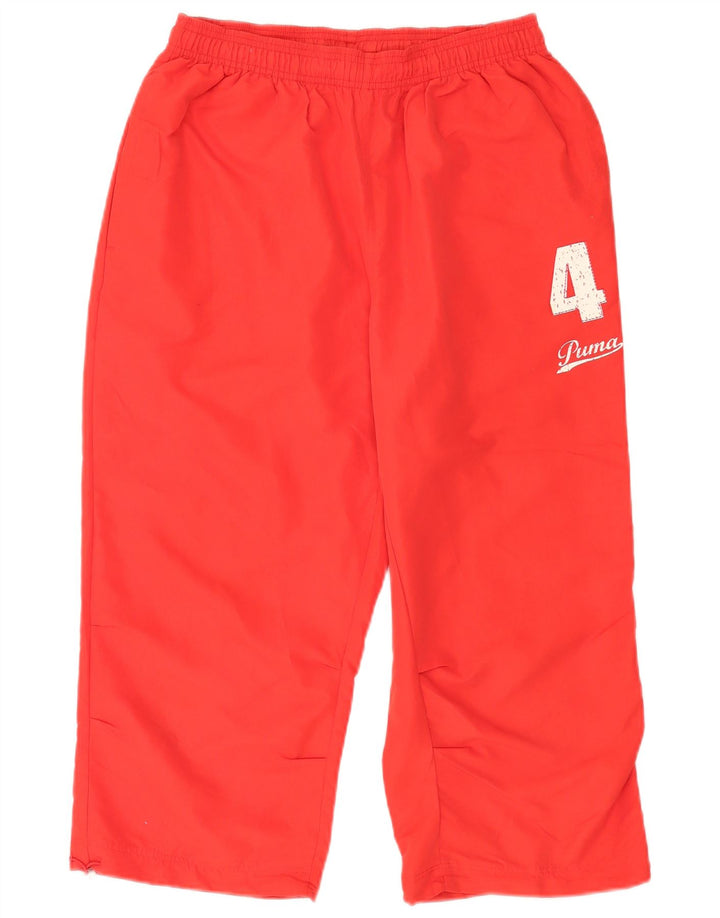Puma Mens Graphic Capri tréningruha nadrág Közepes piros poliészter