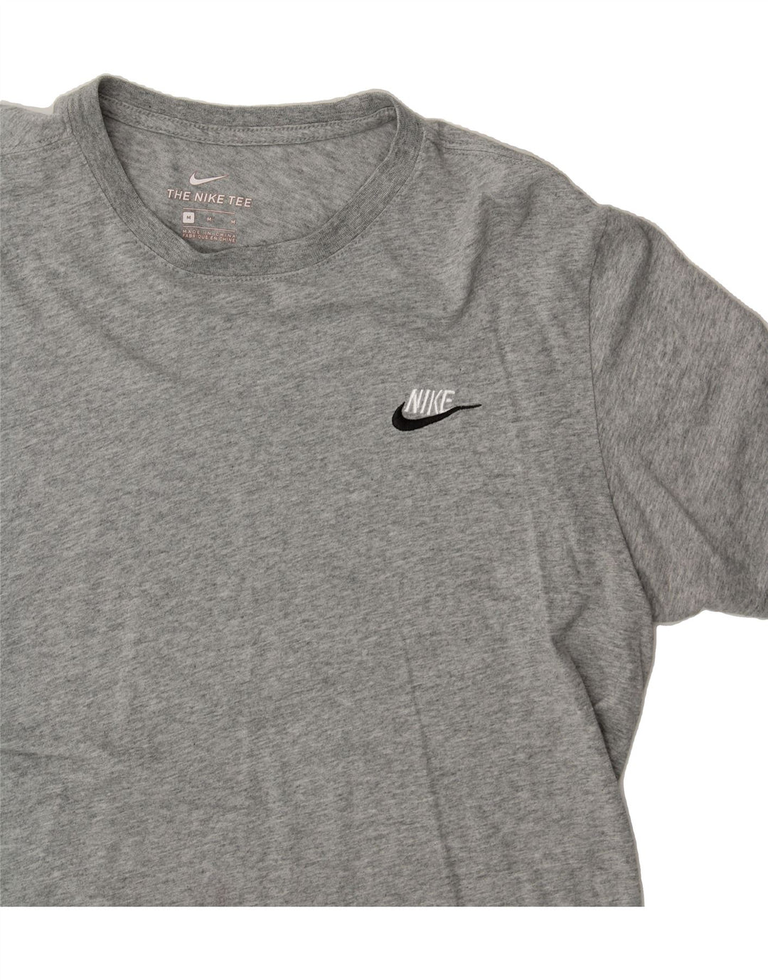 NIKE Mens T-Shirt Top Medium Grey Cotton Vintage Nike and Second-Hand Nike from Messina Hembry 