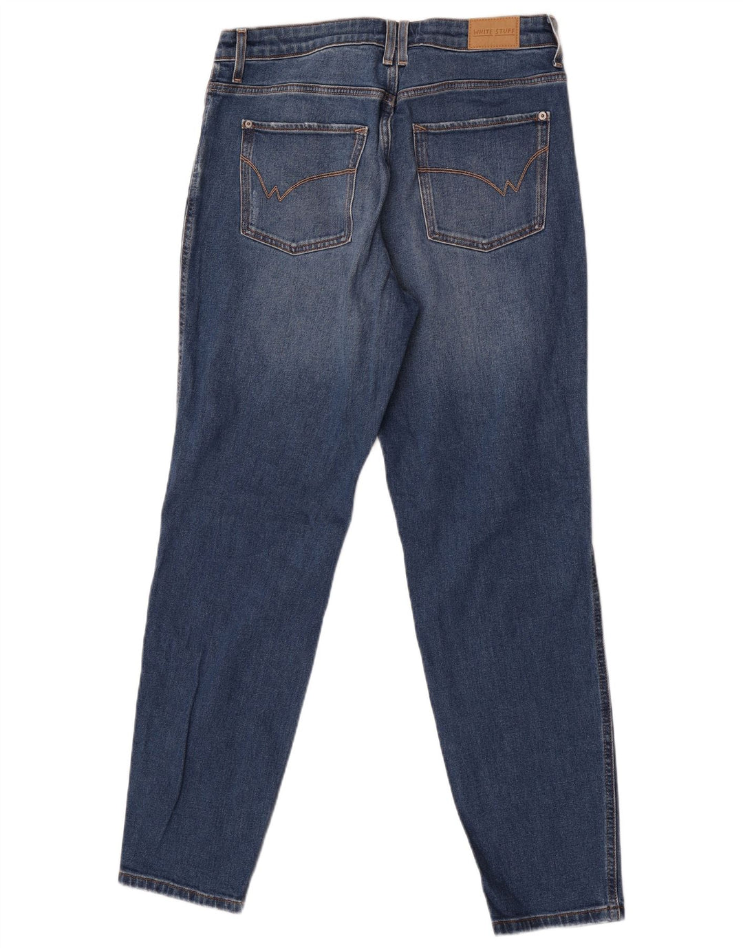 White Stuff Dame Weekend Slim Jeans UK 12 Medium W32 L31 Blå Bomuld