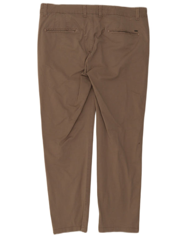 Pantaloni chino drept bărbați Liu Jo IT 54 2XL W42 L28 bej bumbac