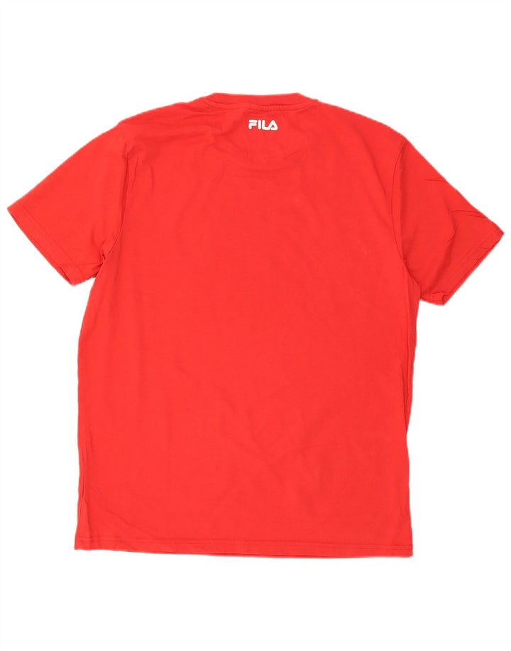 Fila Mens Graphic T-Shirt Top XL Red