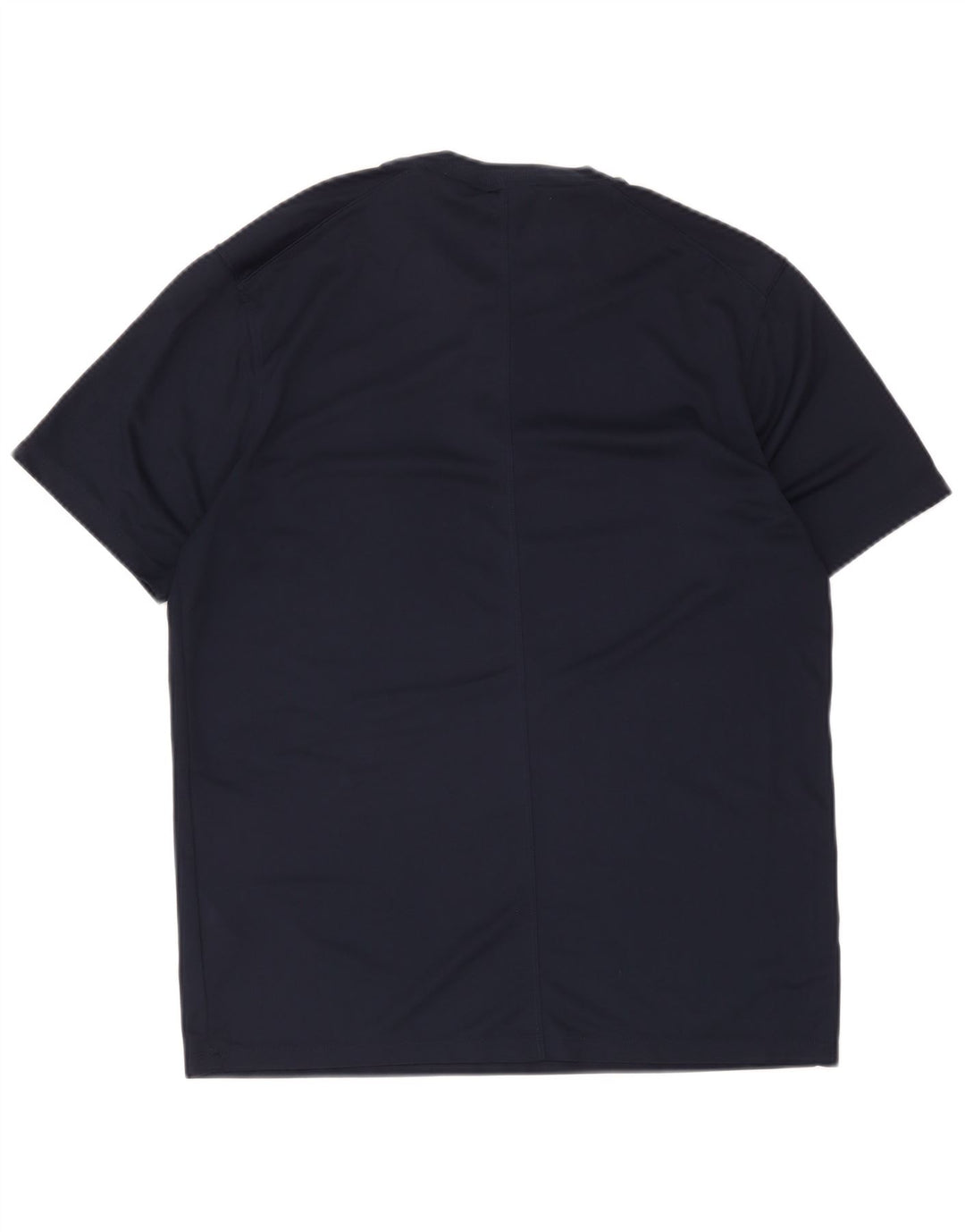 Nike Mens Dri Fit T-Shirt Top Medium Navy Blue Polyester