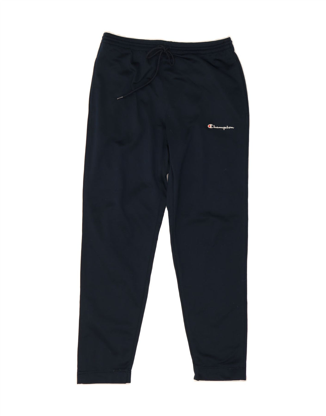 CHAMPION Mens Tracksuit Trousers Medium  Navy Blue Polyester Vintage Champion and Second-Hand Champion from Messina Hembry 