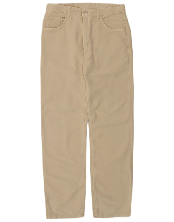 Pantaloni casual dritti da uomo Rifle W34 L31 in cotone beige