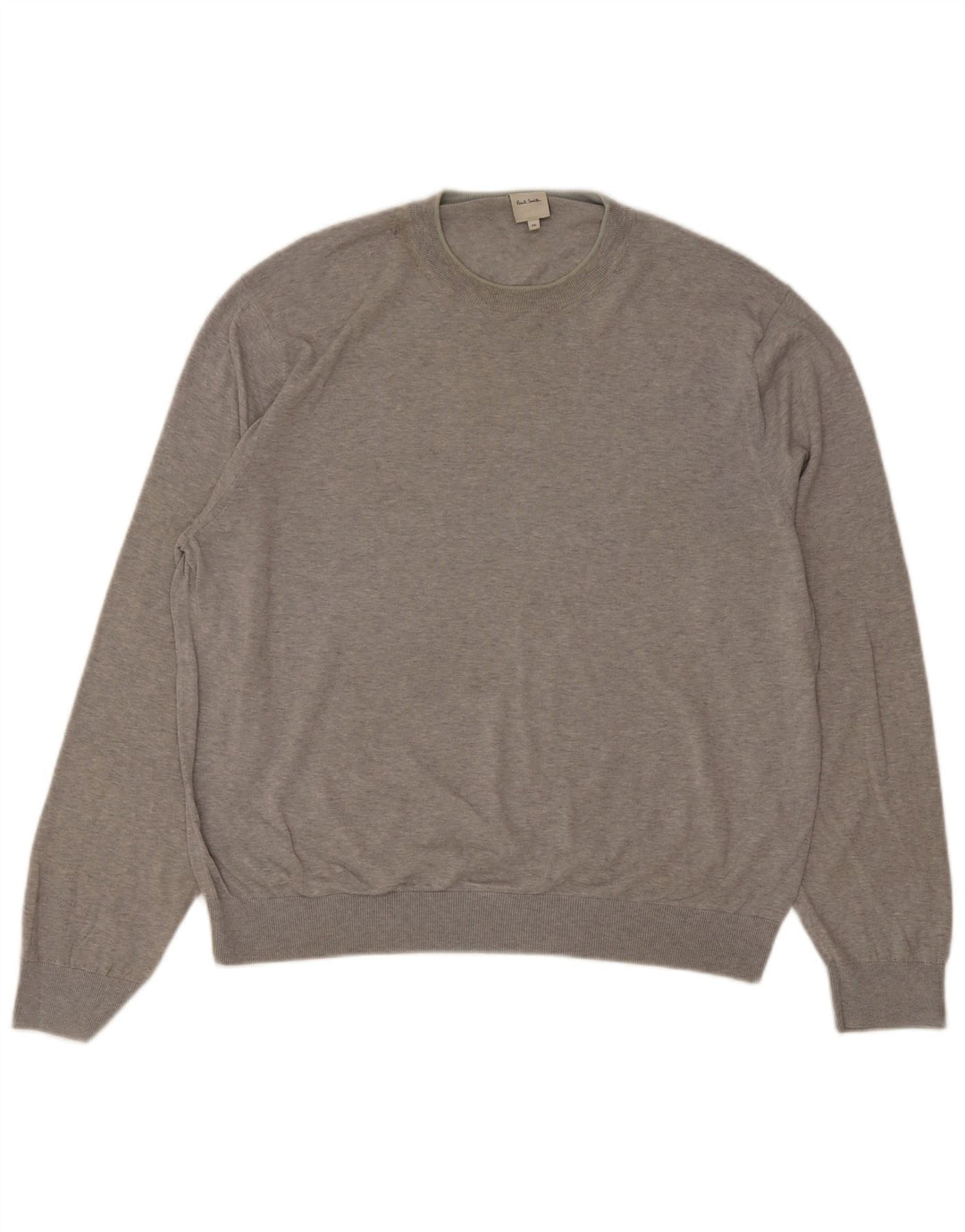 Paul Smith Mens Crew Neck Jumper Sweater 2XL Grey Cotton