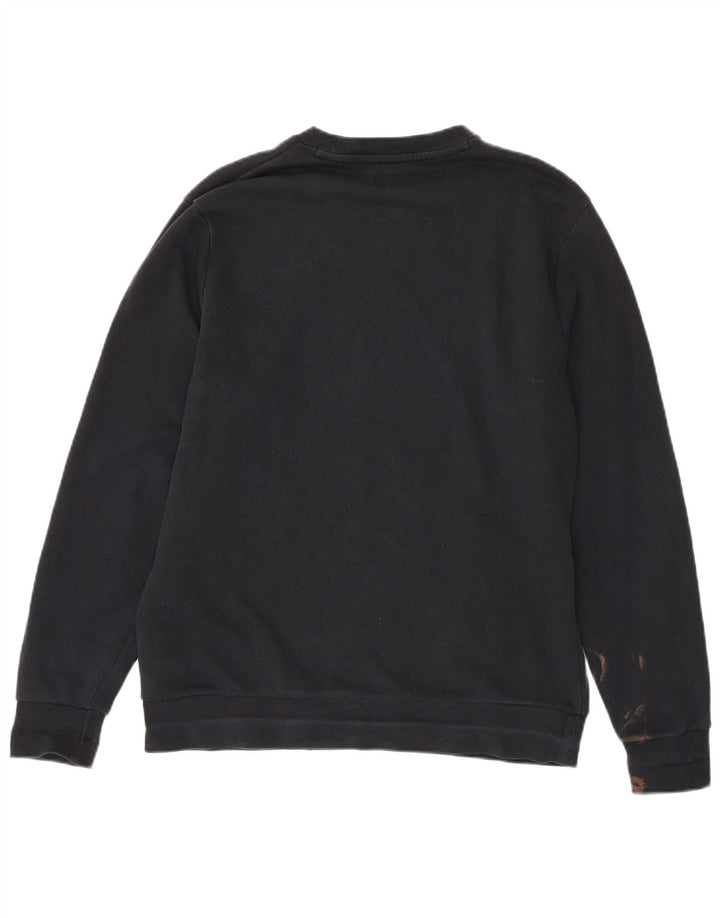 Converse Mens Sweatshirt Jumper Medium Black Cotton