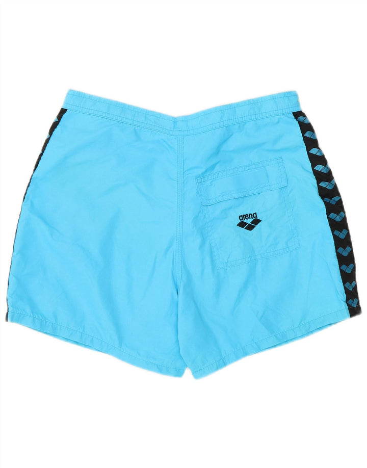 Pantaloncini da bagno grafici da uomo Arena grandi blu in poliammide