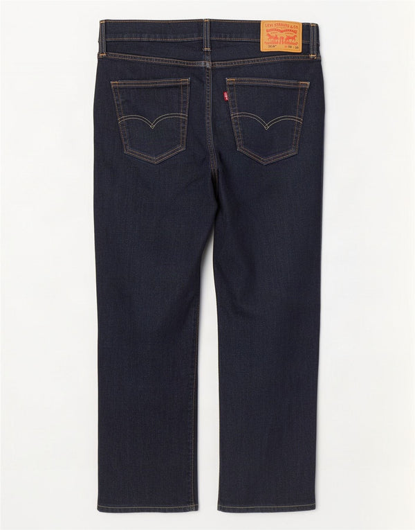 Levi's Mens 514 Straight Jeans W33 L27 Navy Blue Cotton