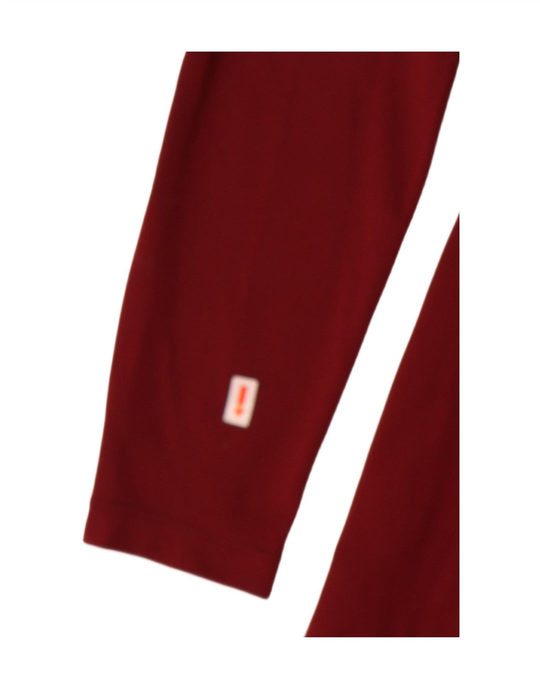 NIKE Mens Dri Fit Graphic Pullover Tracksuit Top XS Burgundy Colourblock
