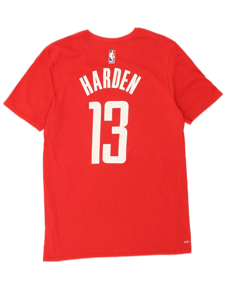 Nike Homme Houston Rockets Graphic T-Shirt Haut Rouge Moyen Coton