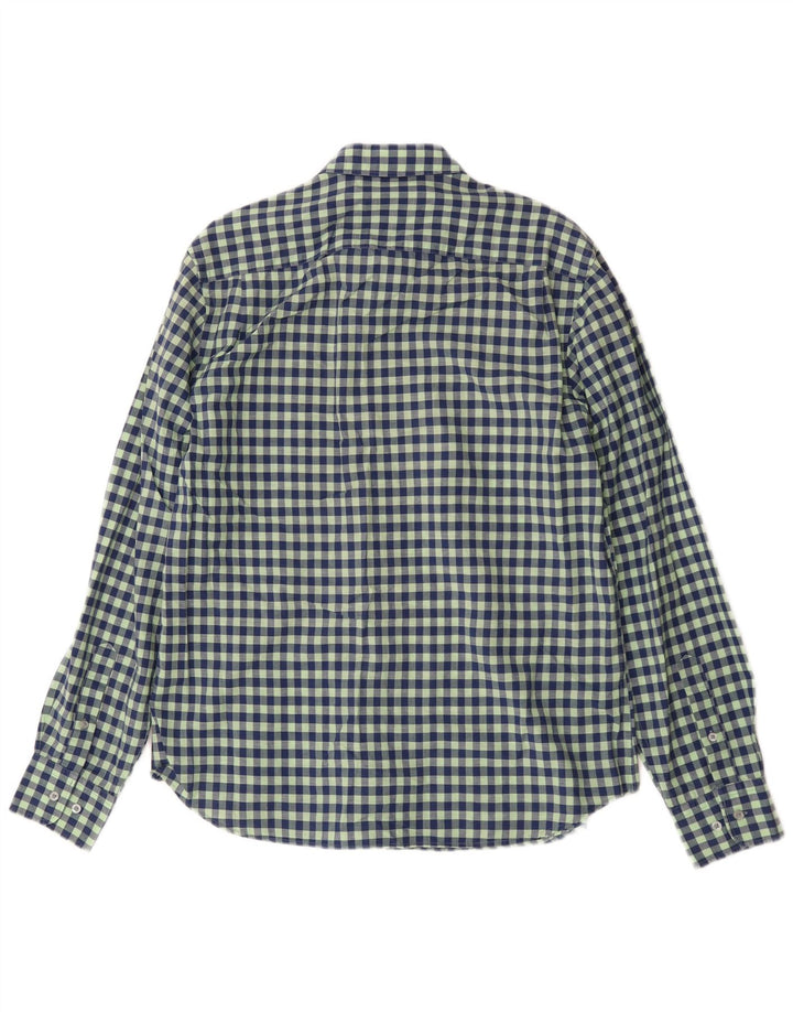 Massimo Dutti férfi ing nagy zöld Gingham