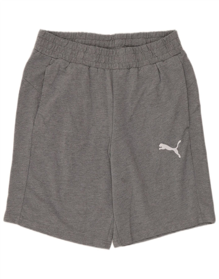 Puma Mens Sport Shorts Medium Grey Cotton