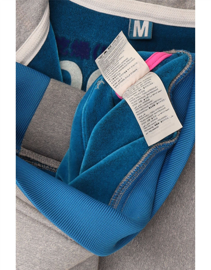SUPERDRY Womens Zip Hoodie Sweater UK 14 Medium Grey Cotton Vintage Superdry and Second-Hand Superdry from Messina Hembry 