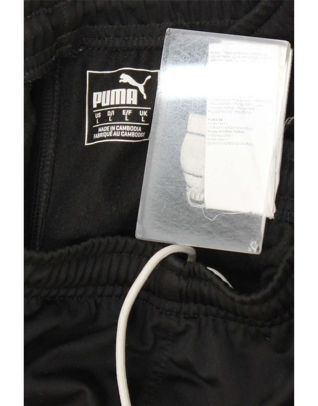 Puma Mens Tracksuit Trousers Joggers Large  Black Polyester