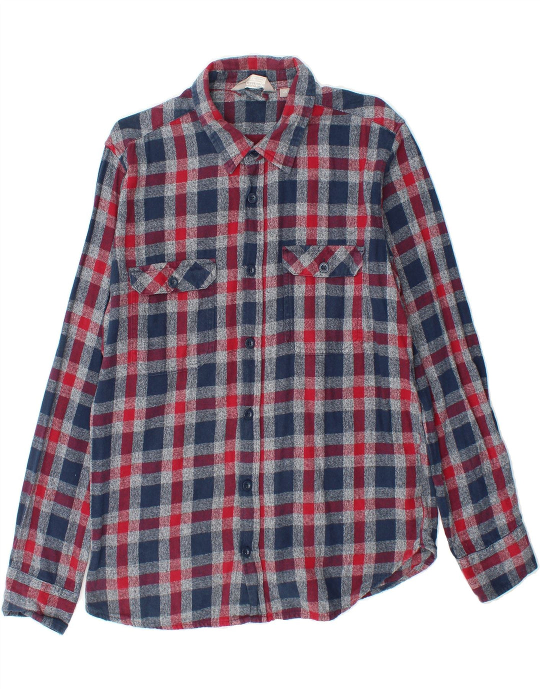 MOUNTAIN WAREHOUSE Mens Flannel Shirt Large Red Check Cotton Vintage Mountain Warehouse and Second-Hand Mountain Warehouse from Messina Hembry 
