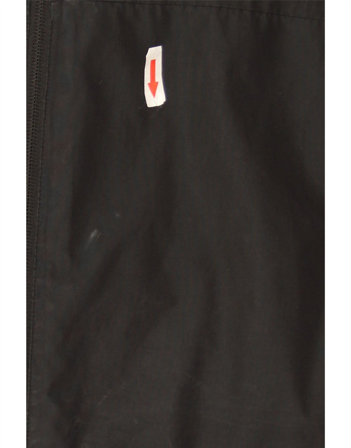 Adidas Veste de pluie à capuche pour homme UK 38 Medium Noir Polyester