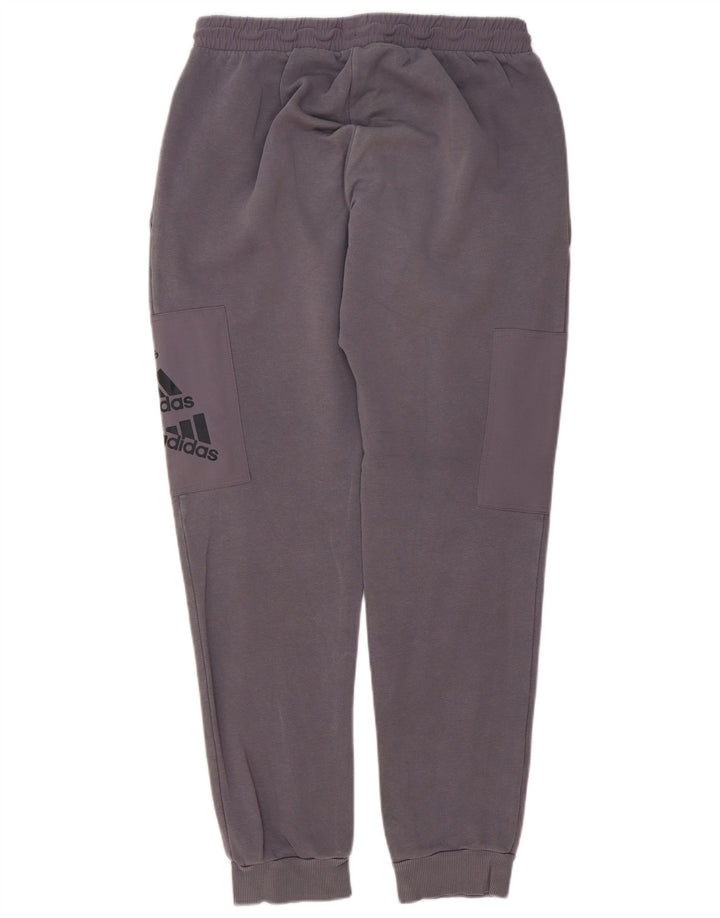 Pantaloni da jogging Adidas Graphic Cargo da uomo in cotone grigio medio