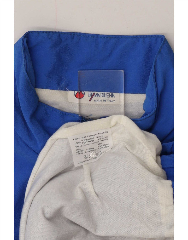 MARILENA Giacca da tuta da uomo IT 52 Large Blu Poliammide