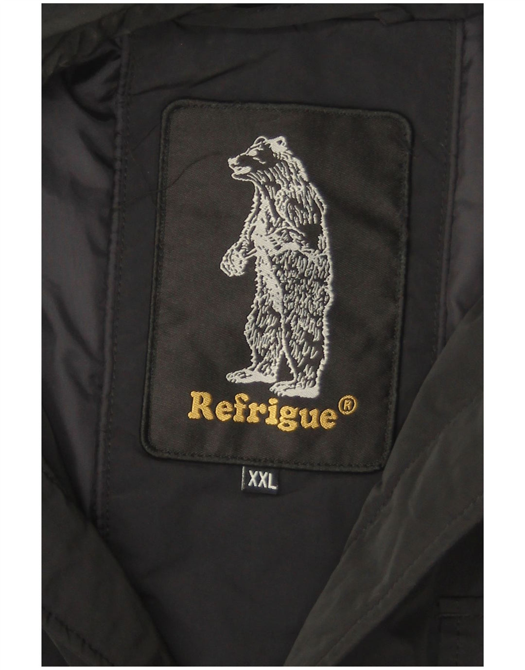 Refrigue Herren-Utility-Jacke UK 44 2XL Marineblaues Polyester