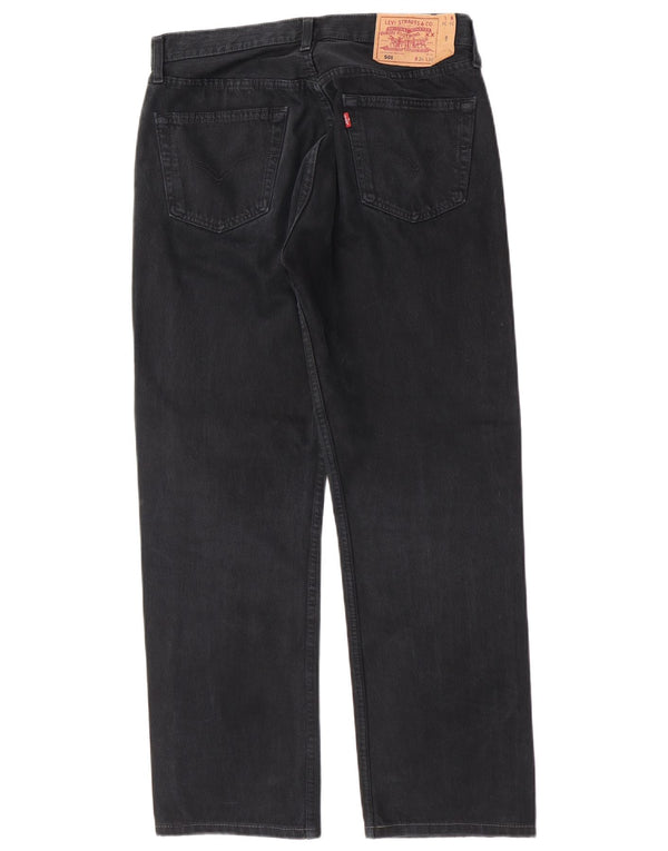 Blugi 501 drepti pentru bărbați Levi's W34 L29 Bumbac bleumarin