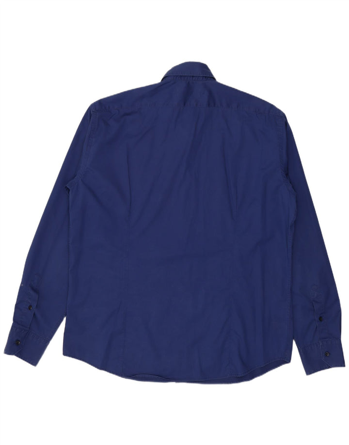Trussardi Herreskjorte Str. 43 17 XL Blå Bomuld