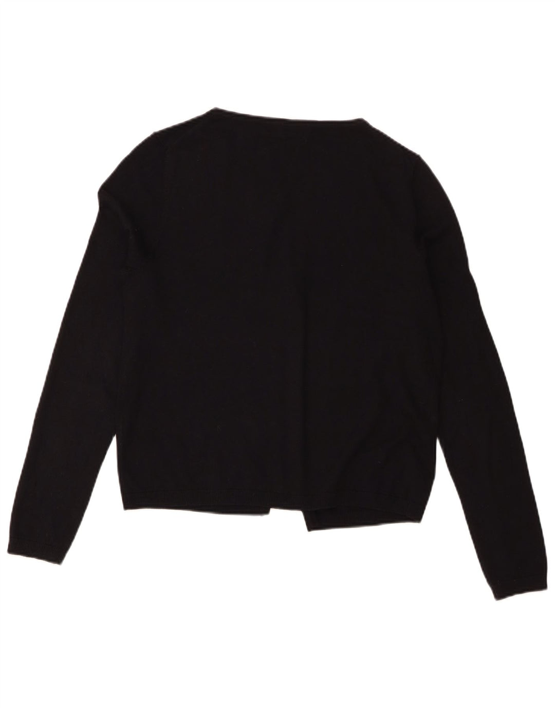 Massimo Dutti Damen Strickjacke UK 14 Medium Schwarz