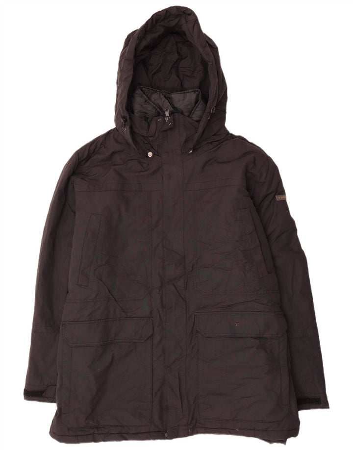 Brugi Mens Hooded Windbreaker Jacket Size 59 3XL Black