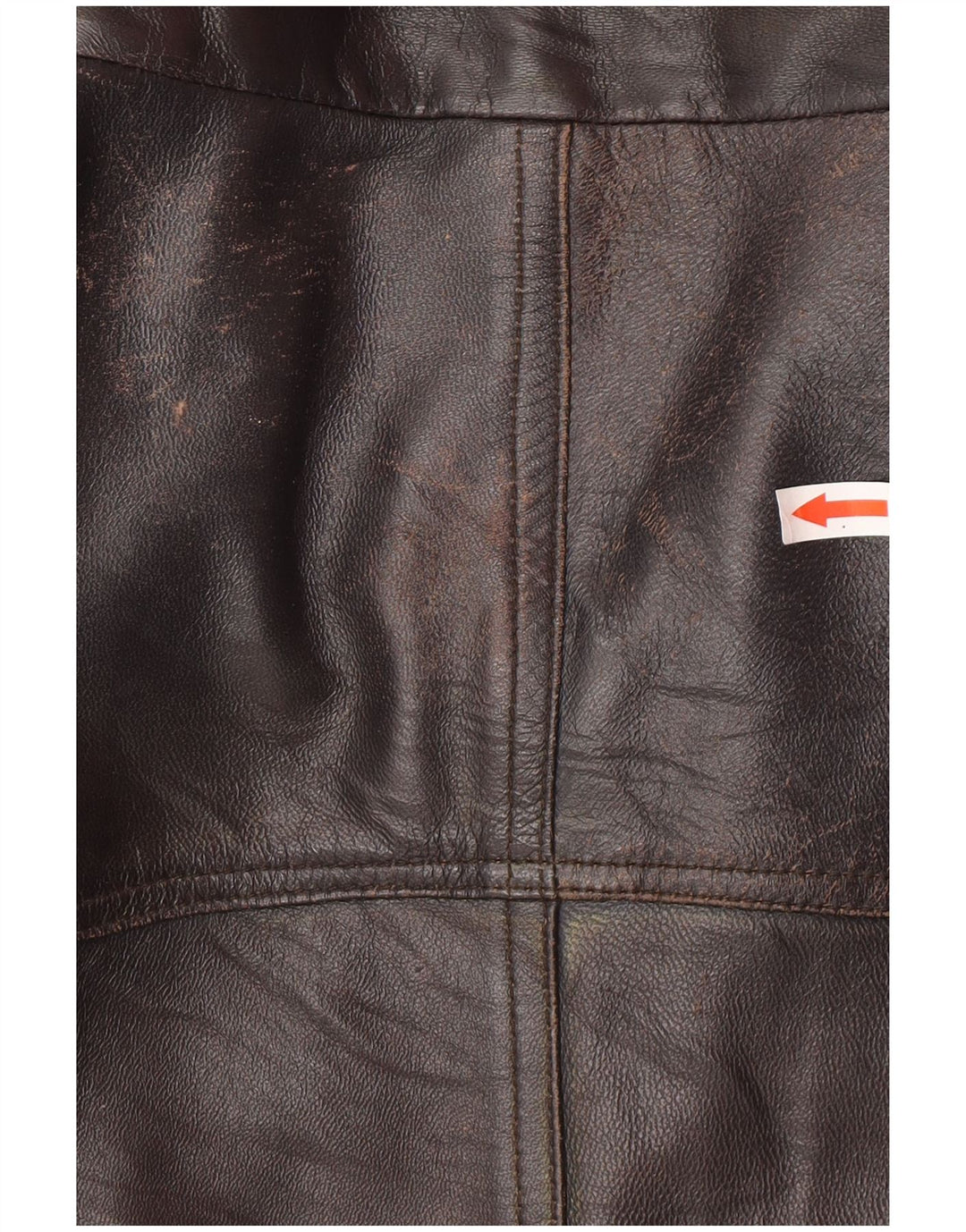 Vintage Mens Leather Jacket UK 44 2XL Black Leather