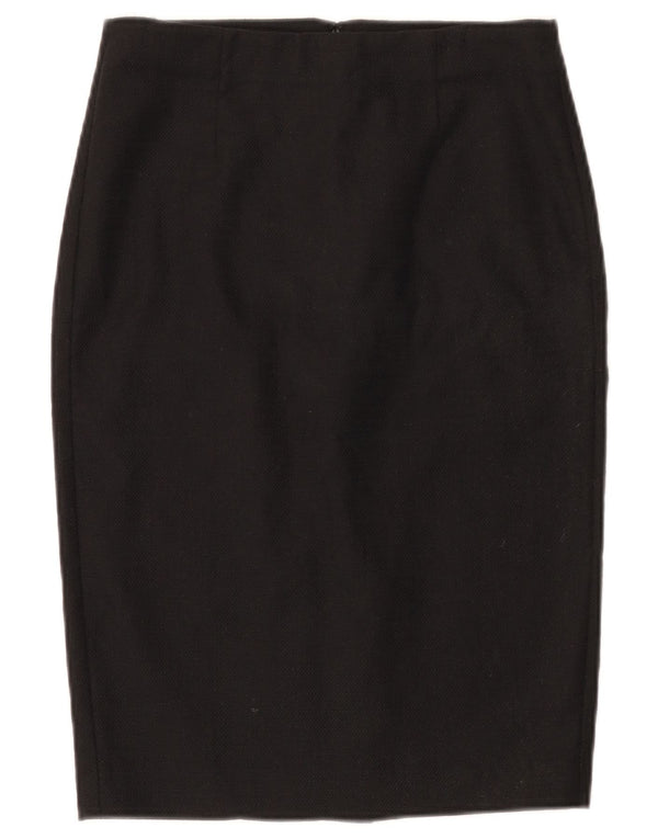 Polo Ralph Lauren Damen Bleistiftrock US 2 XS W28 Schwarze Baumwolle