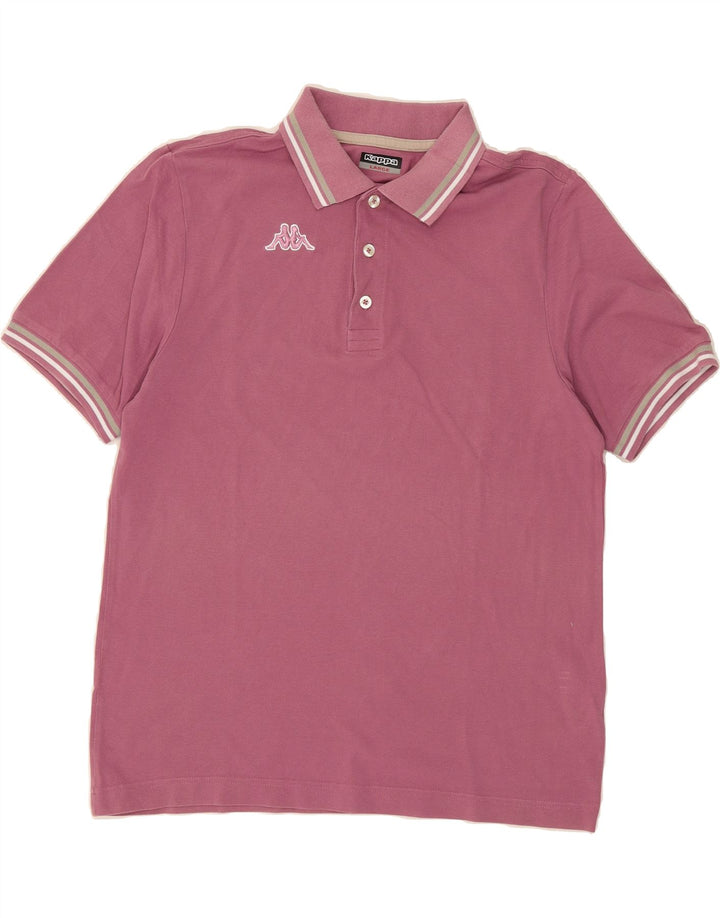 KAPPA Mens Polo Shirt Large Purple Cotton Vintage Kappa and Second-Hand Kappa from Messina Hembry 
