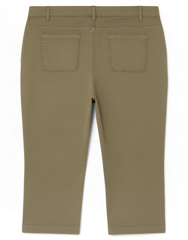 Mountain Warehouse Ženske kapri hlače UK 18 XL W36 L20 kaki pamuk