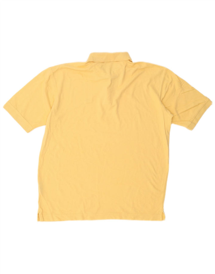 Polo da uomo Dockers in cotone giallo medio