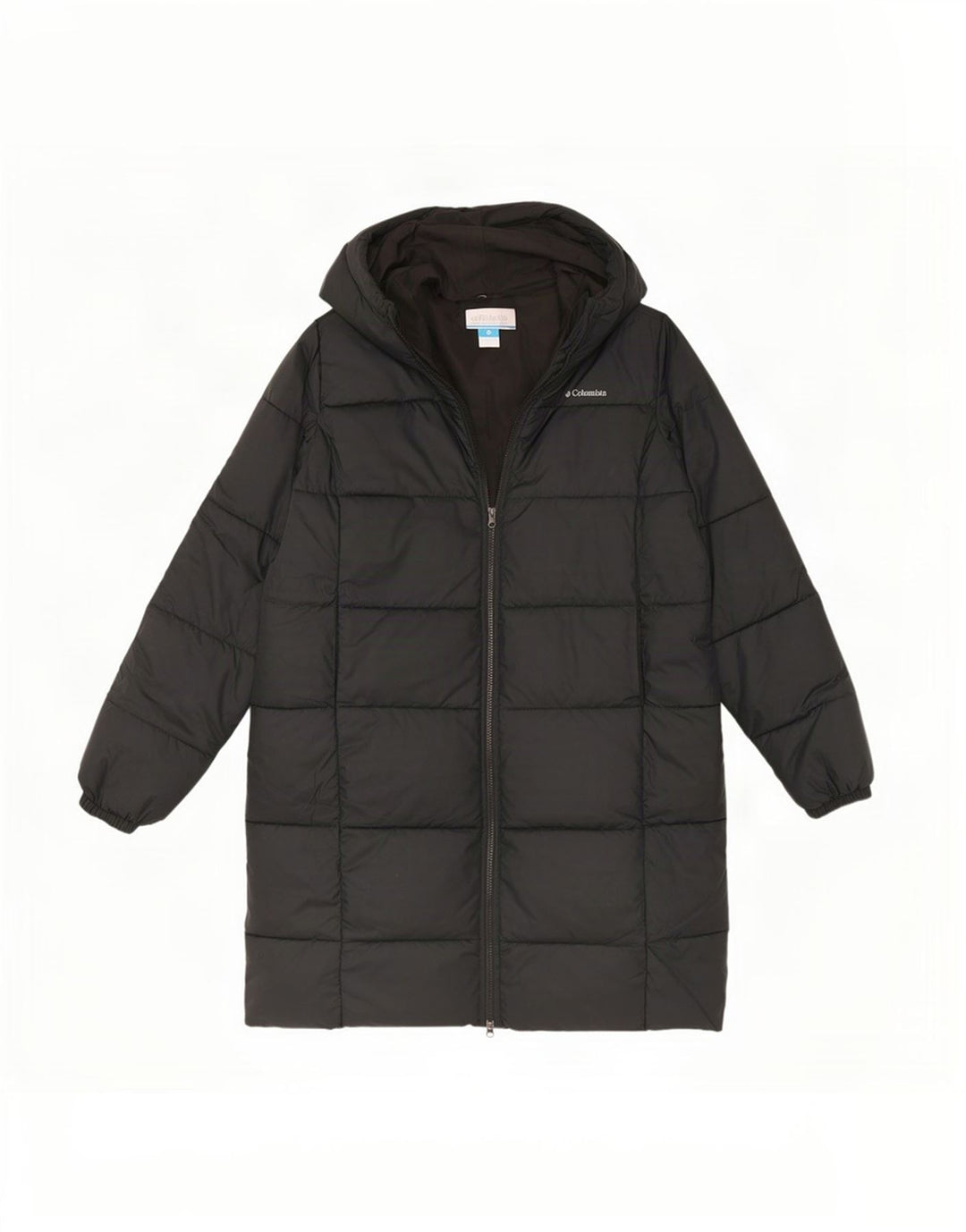 Columbia Dame Hætte Oversized Polstret Frakke UK 16 Large Black