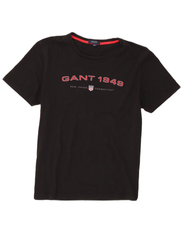 Gant Camiseta gráfica para hombre Top 2XL Algodón negro