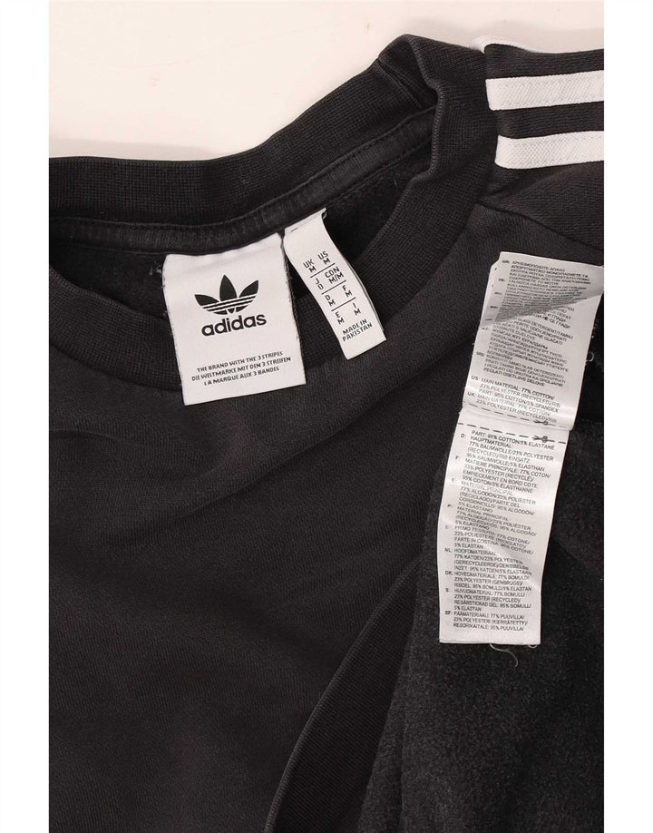 Felpa Adidas Uomo Maglione Medio Nero Cotone