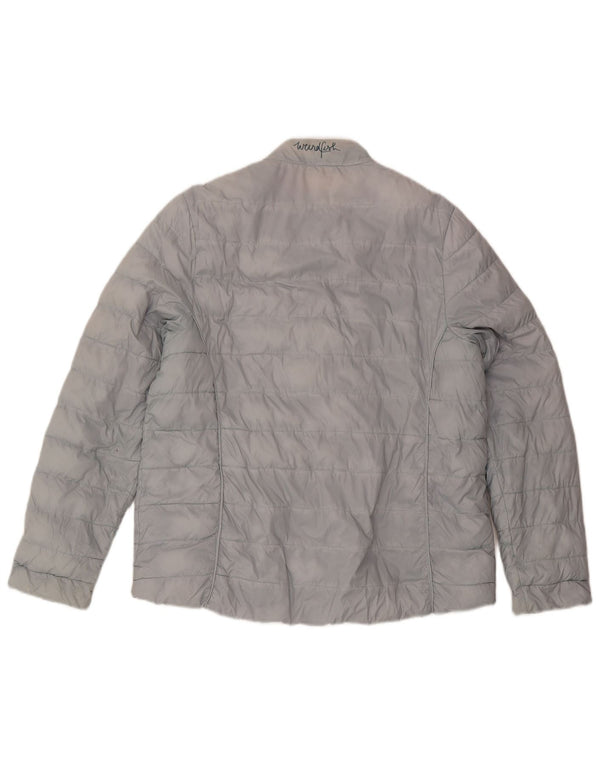 Weird Fish Dame Polstret Jakke UK 18 XL Blå Nylon