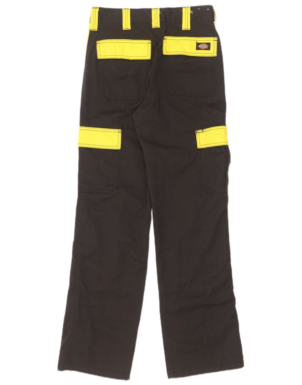 Dickies Pantalones cargo rectos para hombre W26 L31 Poliéster color block negro