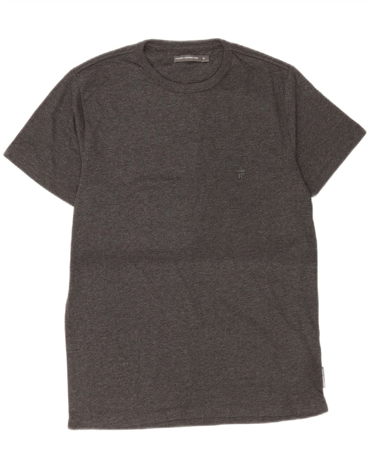 Camiseta para hombre French Connection Top de algodón gris medio