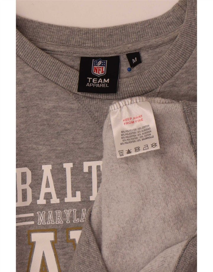 NFL Ανδρικό φούτερ Baltimore Ravens γραφικό Jumper Medium Grey Flecked