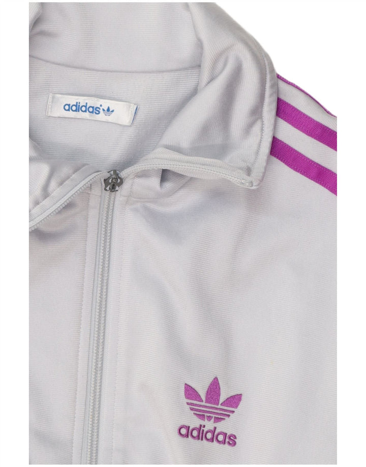 Adidas Veste de survêtement pour femme EU 34 XS Gris Polyester