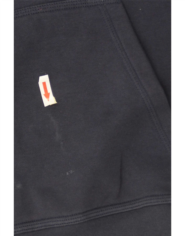 Nike Mens Hoodie Jumper Small Navy Blue Cotton